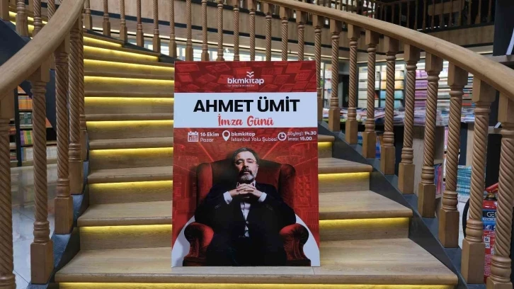 Ahmet Ümit okurlarıyla buluşuyor
