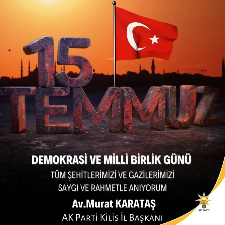 AK PARTİ KİLİS İL BAŞKANI AV. MURAT KARATAŞ 