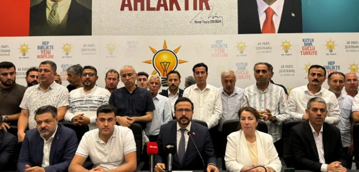 AK parti Şehitkamil ilçe başkanı Yılmaz istifa etti 