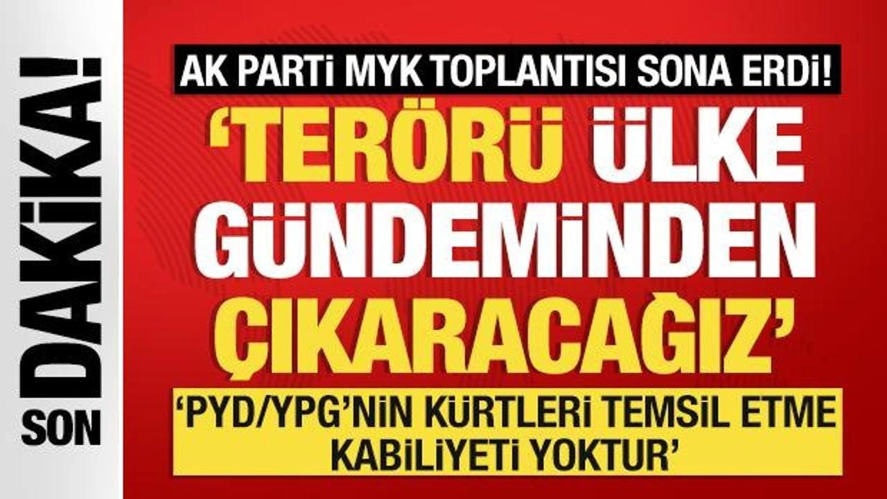 AK Parti Sözcüsü Çelik: Terörü ülke gündeminden çıkaracağız