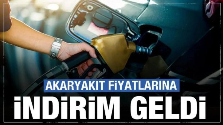 Akaryakıt fiyatlarına indirim geldi