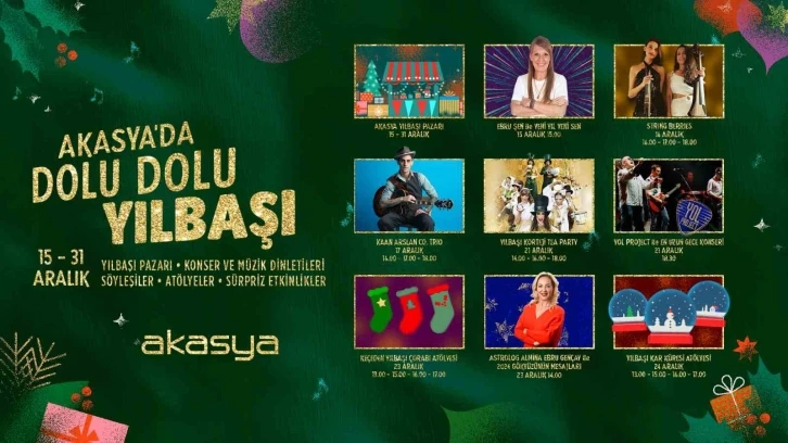 Akasya yılbaşı programını açıkladı
