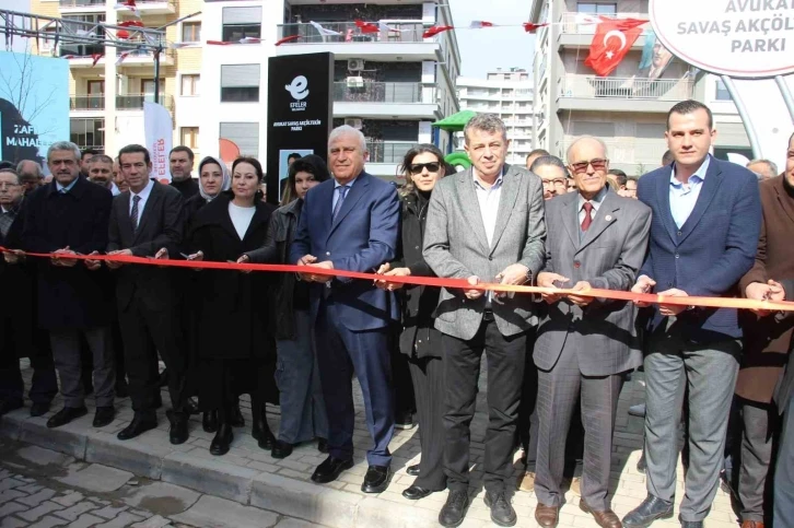 Akçöltekin’in adının verildiği park düzenlenen tören ile açıldı
