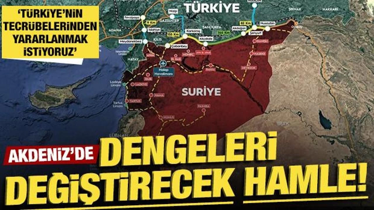 Akdeniz'de dengeleri değiştirecek hamle: Türkiye'nin tecrübesinden yararlanmak istiyoruz!