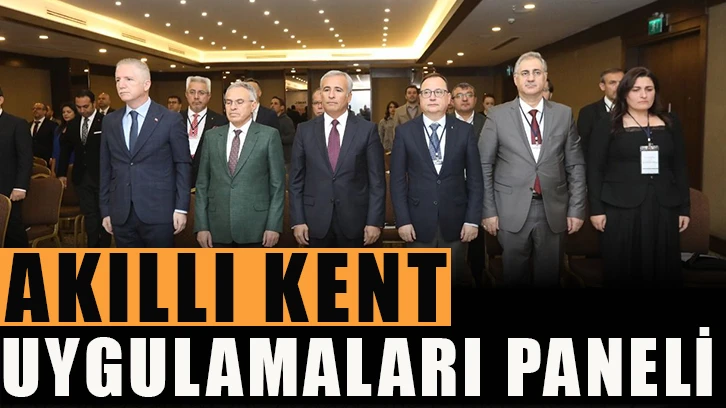 Akıllı kent uygulamaları paneli