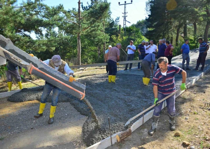 Akkuş’ta yol sorunu beton santraliyle aşılacak
