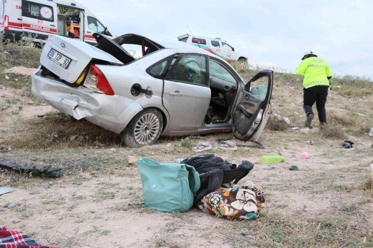 Aksaray’da otomobil takla attı: 1 ölü, 6 yaralı
