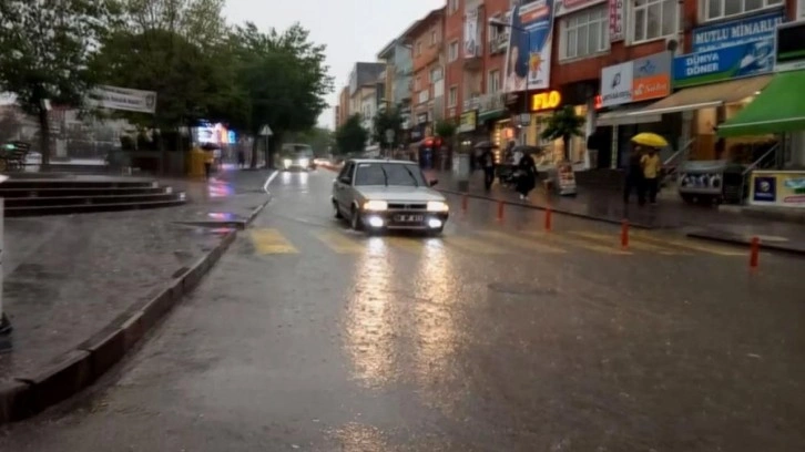 Aksaray’da şiddetli yağmur