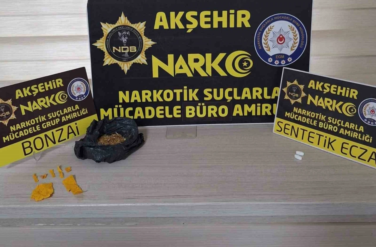 Akşehir’de uyuşturucu operasyonu: 9 gözaltı
