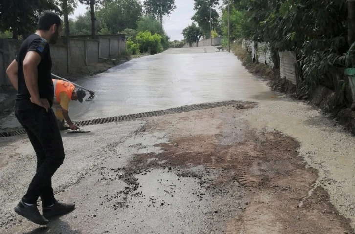 Aktekke’de beton yol sevinci
