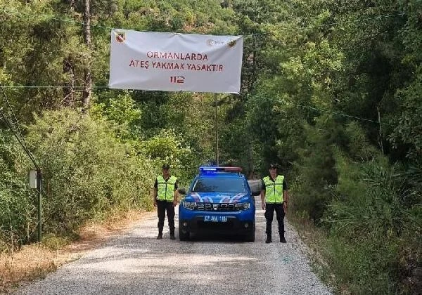 Alanya'da orman alanları denetlendi