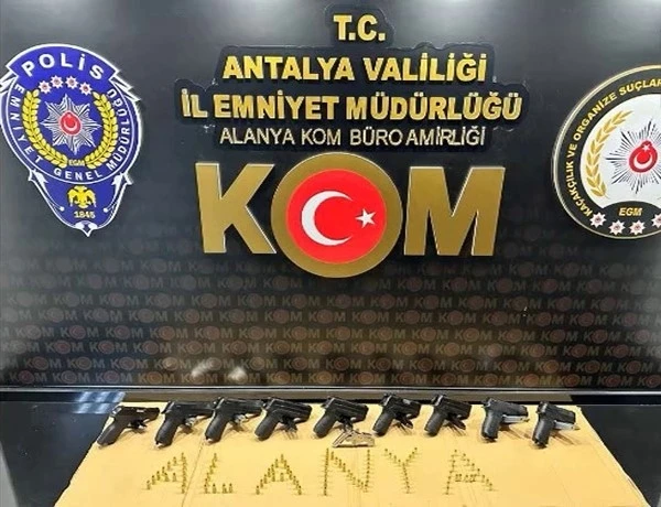 Alanya’da silah ticaretine: 1 tutuklama
