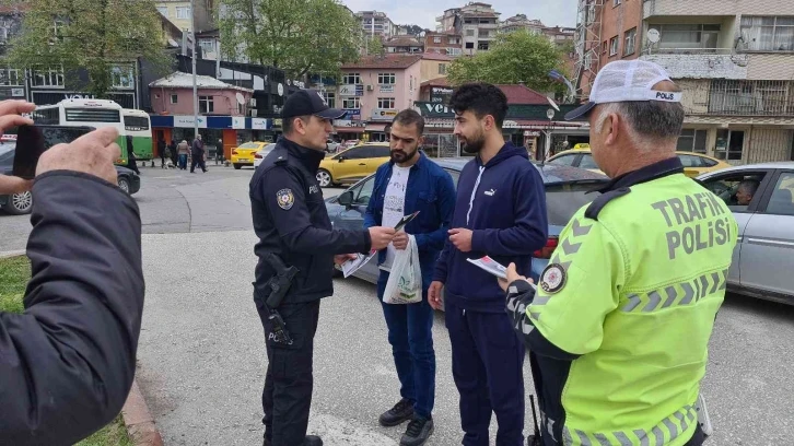 Alaplı’da“Yayalar İçin 5 Adımda Güvenli Trafik” etkinliği
