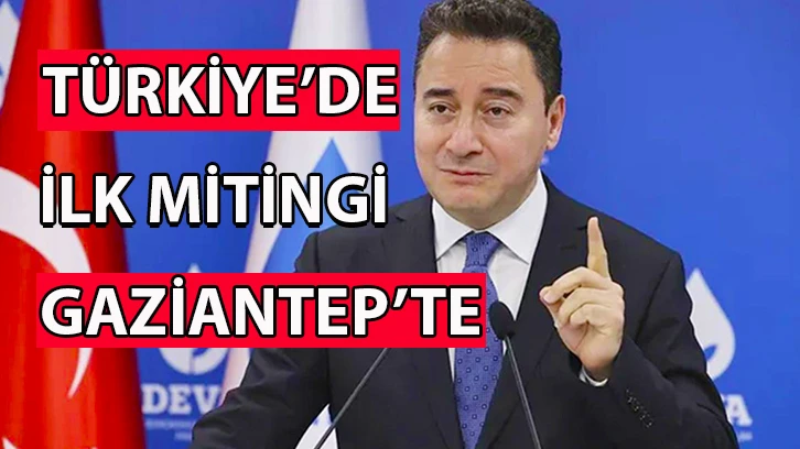 Ali Babacan’ın miting günü