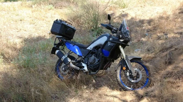 Alman turistler, kiralık motosikletle yoldan çıktı: 2 yaralı
