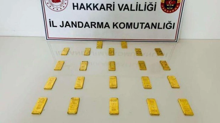 Altın Kaçakçılığı Operasyonu Sonucunda Ele Geçirilen 45 Milyonluk Altınlar