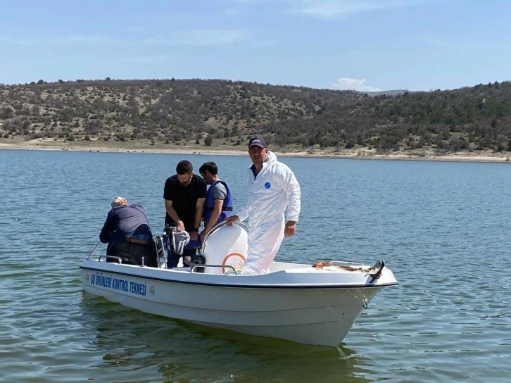 Altıntaş Beşkarış Barajında amatör balık tutma yarışması ile ilgili denetim ve kontroller
