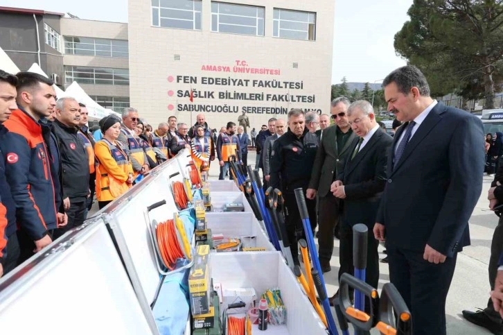 Amasya AFAD Ekipleri için Yeni Teknik Ekipmanlar Alındı