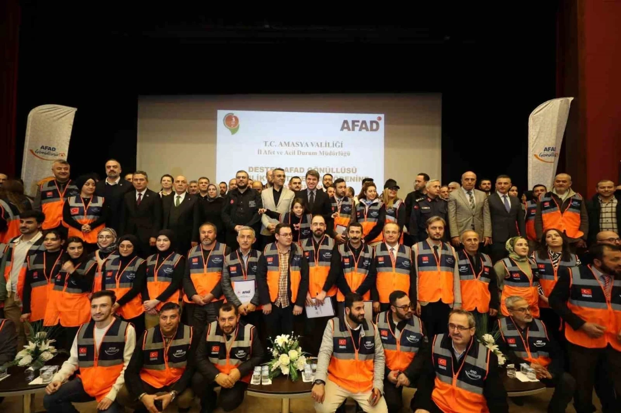 Amasya’da destek AFAD gönüllüsü sayısı bin132’ye ulaştı
