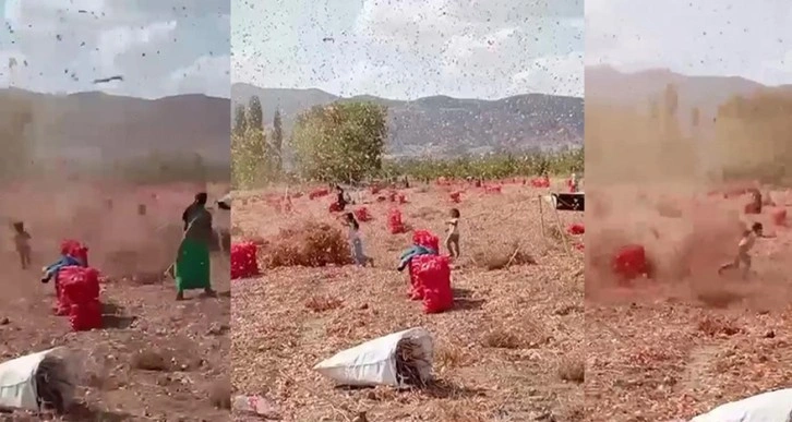 Amasya’da hortumun arasında kalan çocuklar konuştu: “Çok korktuk”