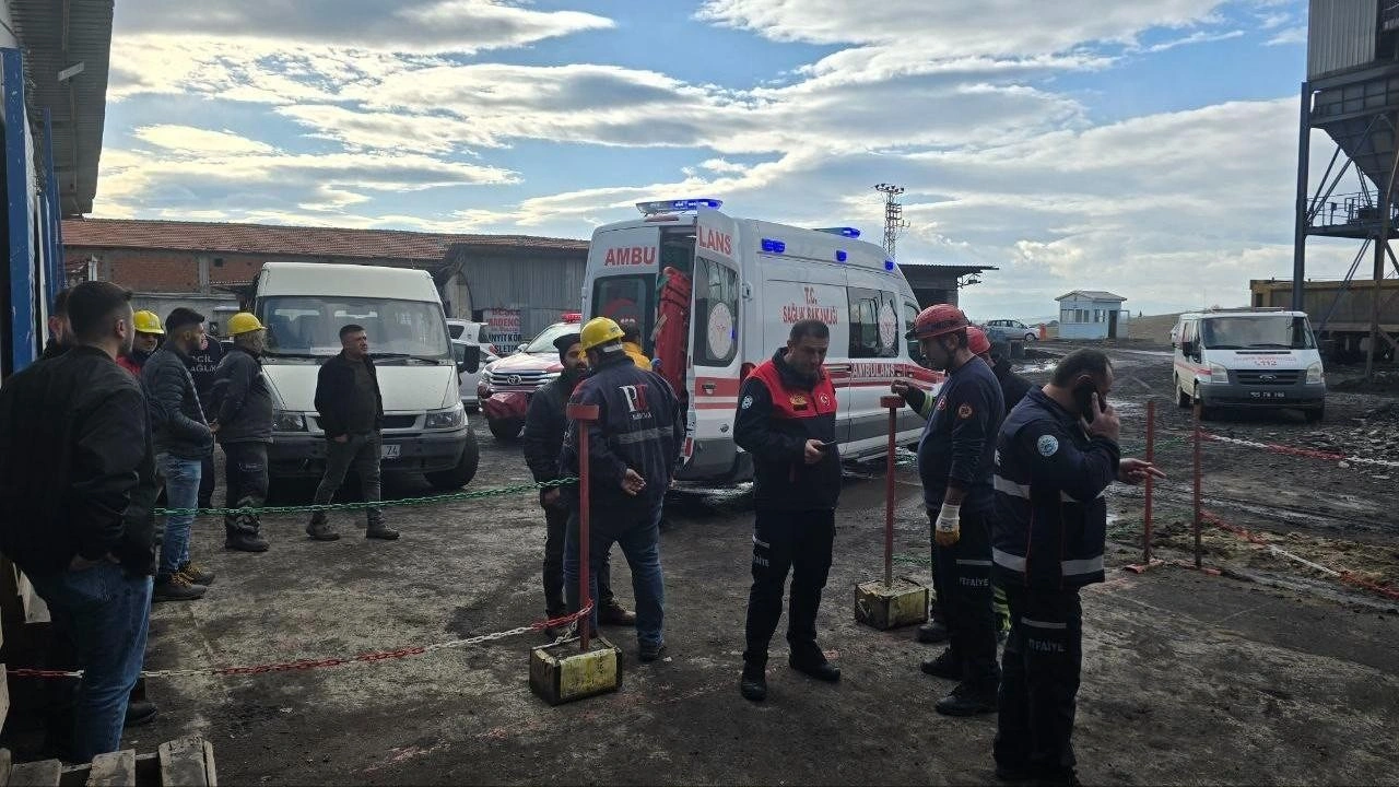 Amasya'da maden ocağında göçük: 1 işçi yaralandı!