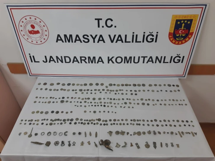 Amasya’da operasyonda 347 tarihi eser ele geçirildi
