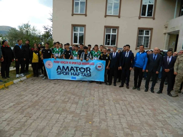 Amatör Spor Haftası Posof ‘ta da başladı
