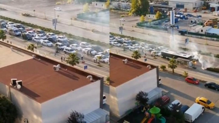 Ambulansa yol vermeyen sürücü trafikten men edildi