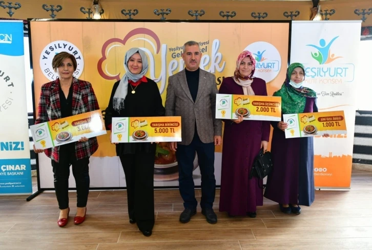 ‘Analı-kızlı’ yemek yarışmasında ödüller sahiplerini buldu
