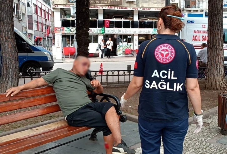 Anıtpark’ta yine sarhoş vakası: Bıçaklanan sarhoş hastaneye kaldırıldı
