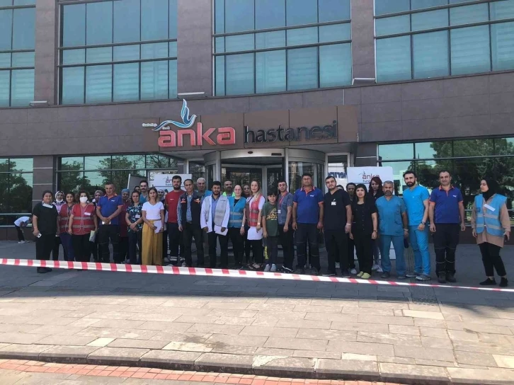 Anka‘da gerçeği aratmayan yangın tatbikatı
