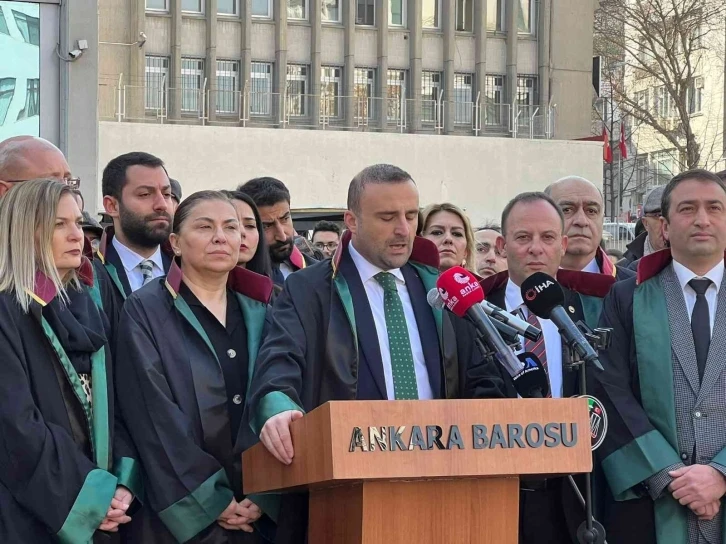 Ankara Barosu’ndan anlamlı yürüyüş
