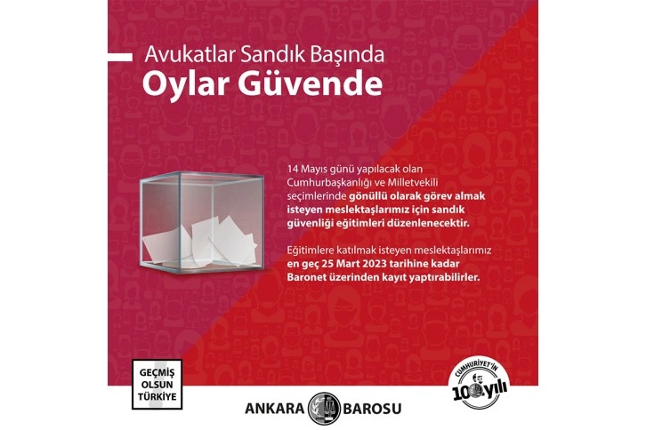 Ankara Barosu'ndan avukatlara 