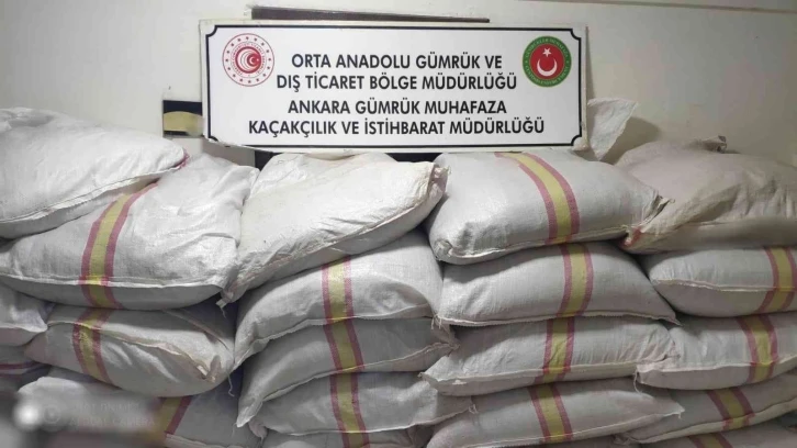 Ankara’da 3 milyon 978 bin adet doldurulmuş makaron ile 2 ton 875 kilogram kıyılmış tütün ele geçirildi
