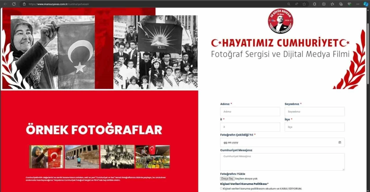 Ankara’da Cumhuriyet’in 101. yılına özel ‘Hayatımız Cumhuriyet’ sergisi düzenlenecek
