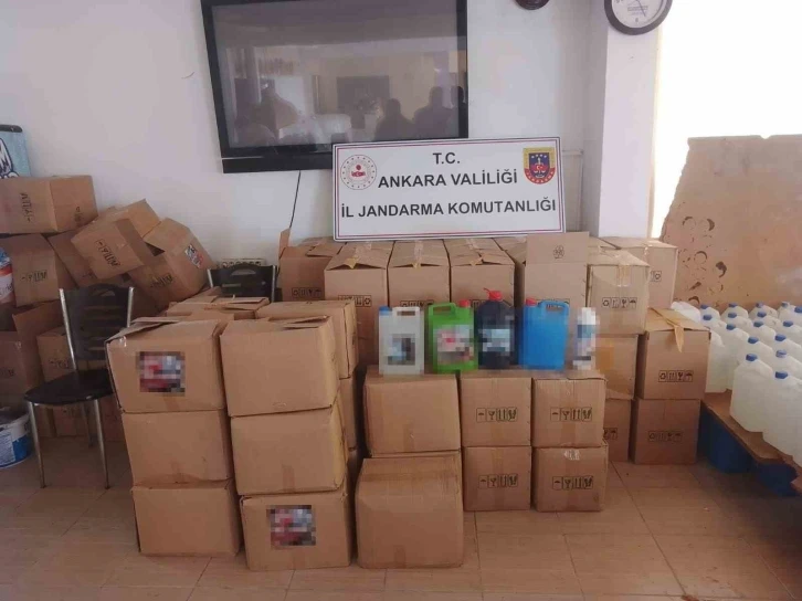 Ankara’da kaçakçılık operasyonu: 38 ton paketlenmiş sahte deterjan ele geçirildi
