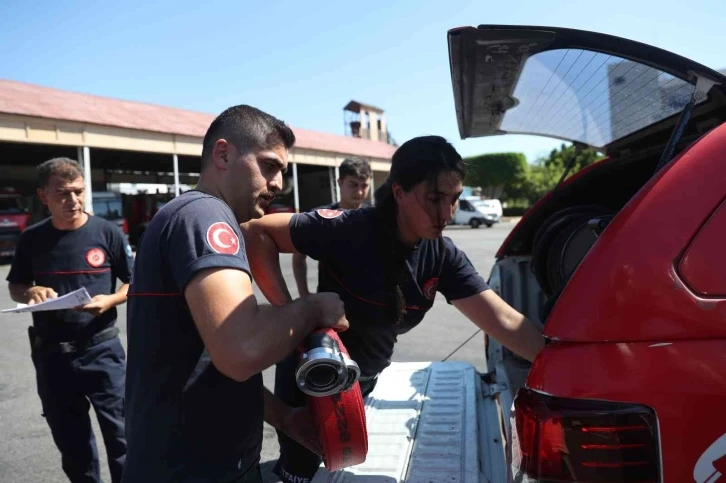 Antalya Büyükşehir’den Mersin’e itfaiye desteği
