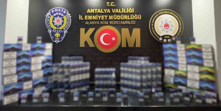 Antalya’da kaçakçılık operasyonu
