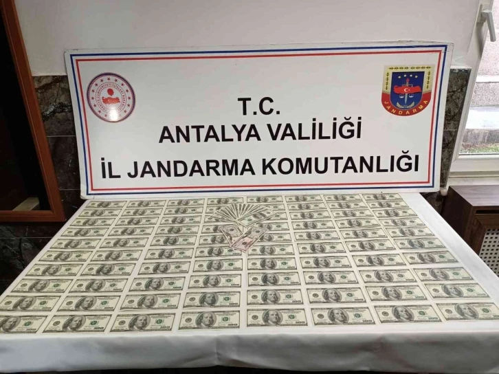 Antalya’da sahte dolar operasyonu: 2 gözaltı
