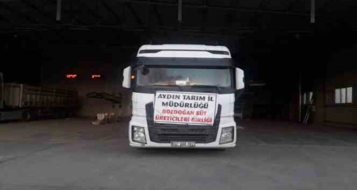 Antepli depremzede hayvancılara Aydın’dan 20 ton yem desteği