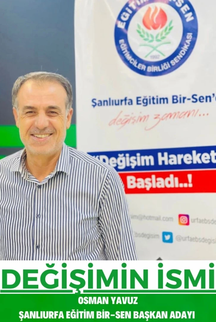 Artık EĞİTİM BİR-SEN'de değişim zamanı