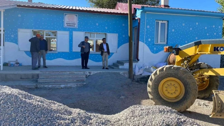 Aşağı Kırzı İlkokulu ve Köy Yaşam Merkezi hazırlıklarında sona gelindi
