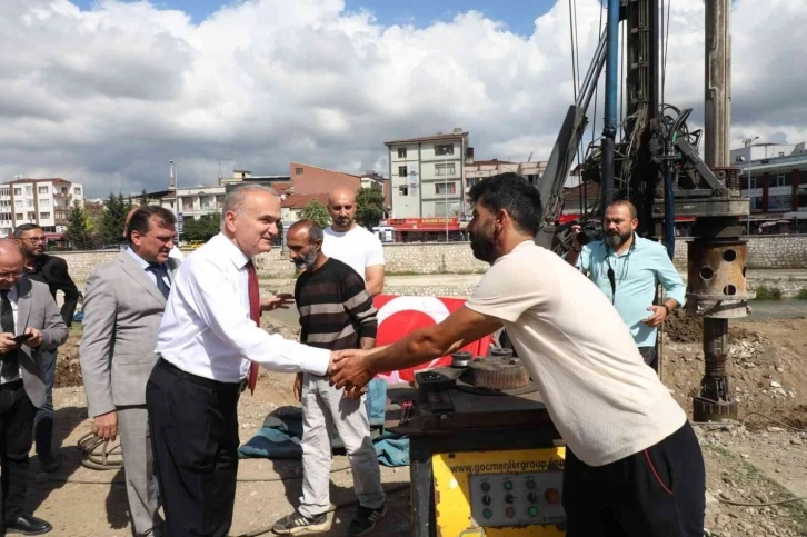 Asar deresi kent estetiği ile bütünleşiyor
