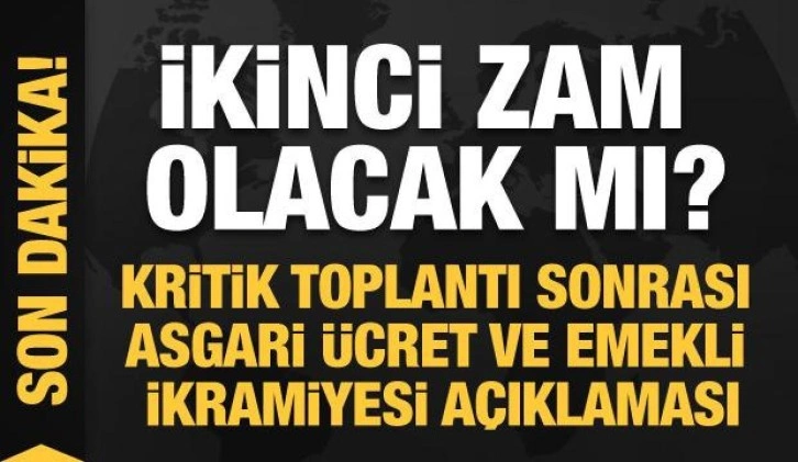 Asgari ücret ve emekli ikramiyesi açıklaması! Artış olacak mı?