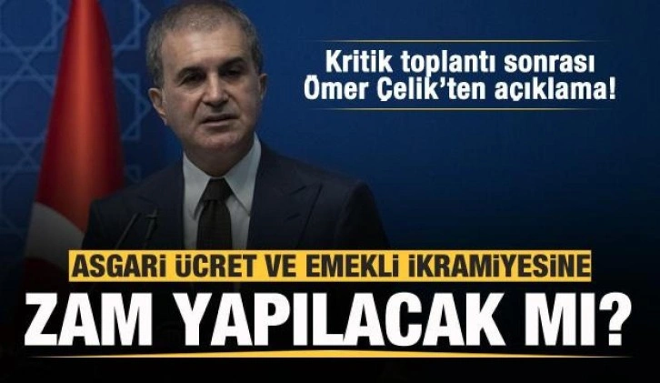 Asgari ücret ve emekli ikramiyesi açıklaması! Yeni zam yapılacak mı?