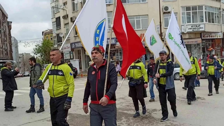 Atalarının izinde Saraybosna’dan Çanakkale’ye yürüyorlar
