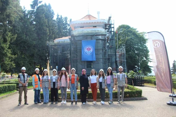 Atatürk’ün vasiyetini yazdığı 133 yıllık köşkte restorasyon çalışmaları titizlikle sürüyor
