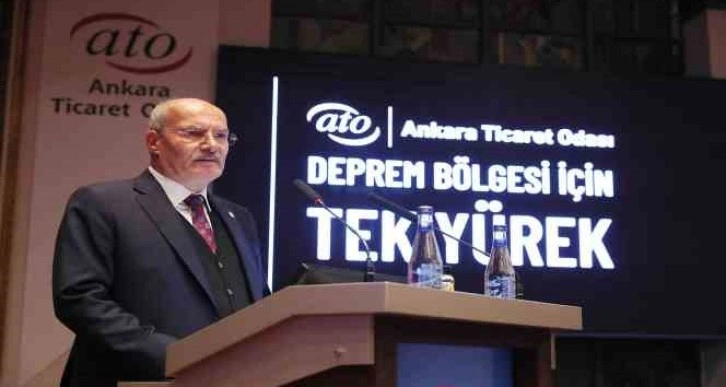 ATO Başkanı Baran: “Depremin ardından olağanüstü toplandık”