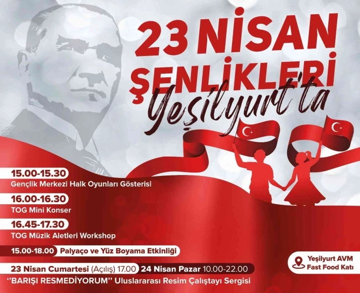 AVM’de 23 Nisan coşkusu
