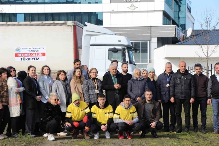 Avrasya Üniversitesi’nden depremzedelere yardım seferberliği
